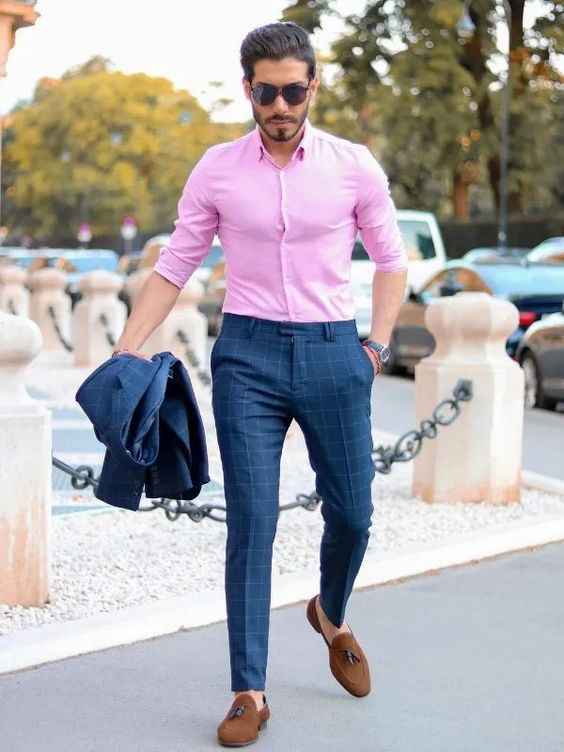 Pink Shirt Matching pants