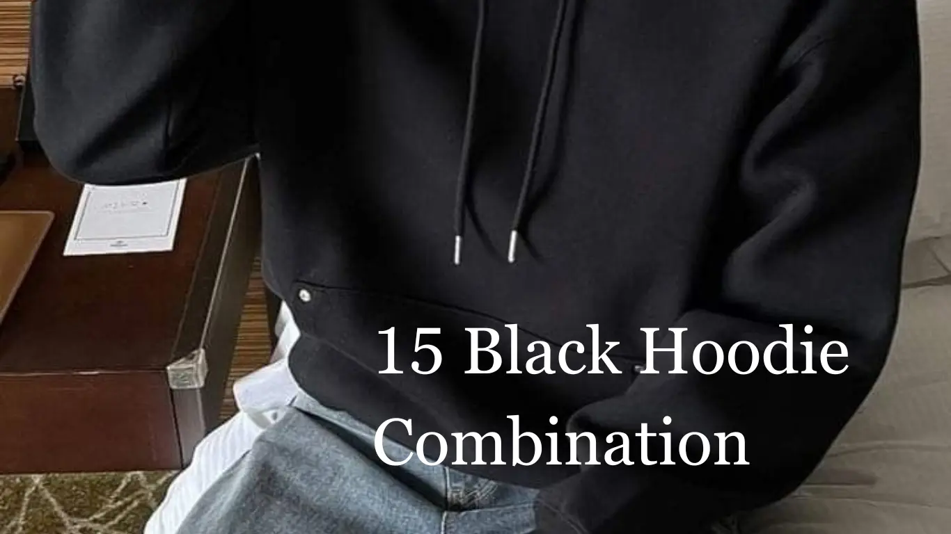 black hoodie combination